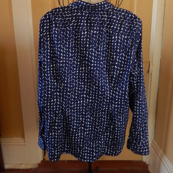 Ladies CHAPS Button-front Blouse - Top - Shirt -- Size XL - Long Sleeve - Picture 6 of 8
